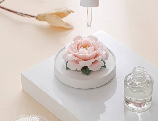 Mudan Noir Champion Hydrangea Porcelain Diffuser