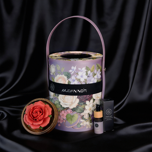 Mudan Noir Graceful Rose Allure Red Elegant Gift Box Edition
